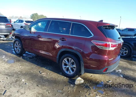2016 Toyota Highlander Le Plus V6 z USA, uszkodzony, nr VIN 5TDBKRFHXGS255573